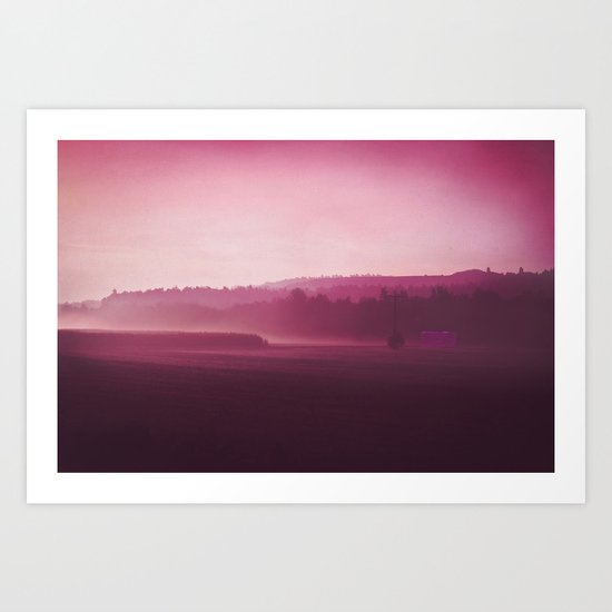 MISTY MORNING Art Print