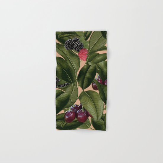 FRUITS AND LEAVES Hand & Bath Towel