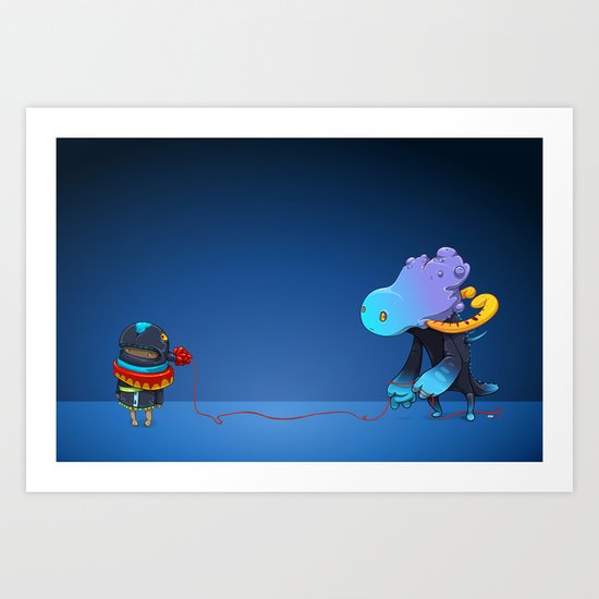 Thread Troll Art Print