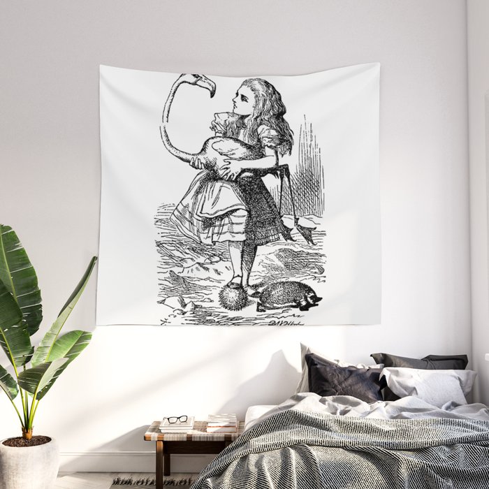 Alice in wonderland wall tapestry on sale