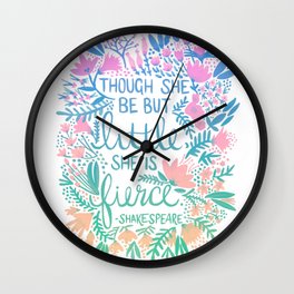 Little & Fierce – Lavender Mint Ombré Wall Clock