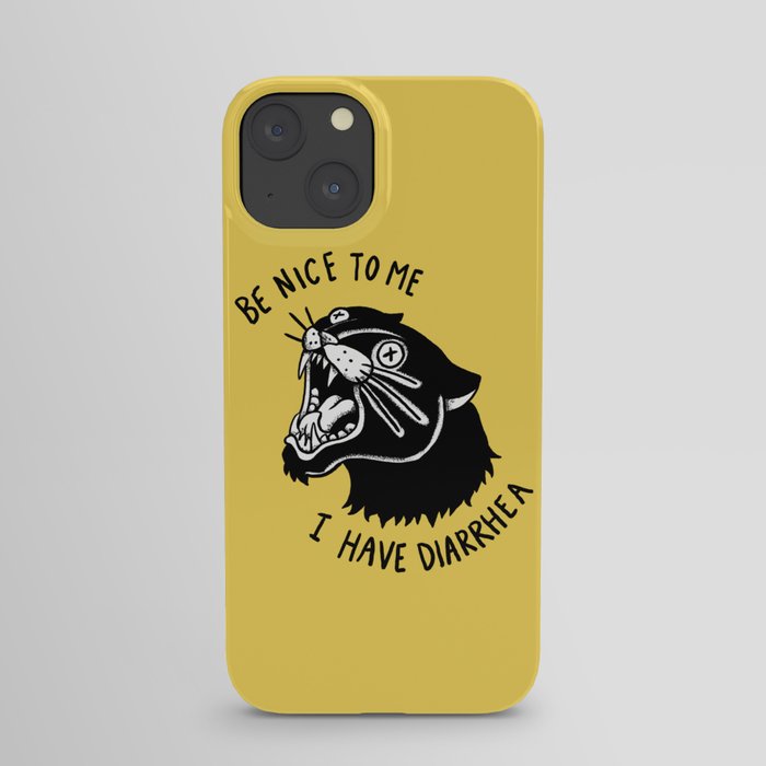 Panther Poop iPhone Case