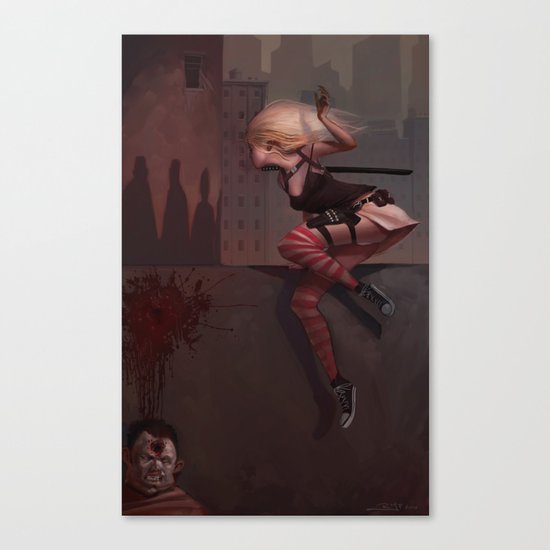 Bambi the Zombie Slayer Canvas Print