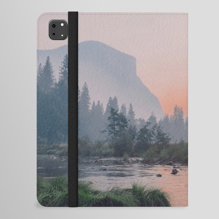 Yosemite Valley Sunrise Pretty Pink iPad Folio Case