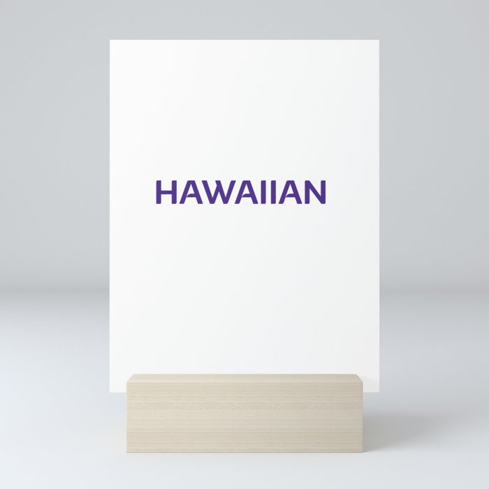 hawaiian Mini Art Print