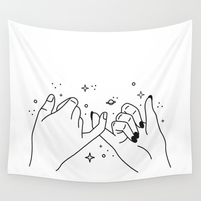 Pinky promise on sale tapestry