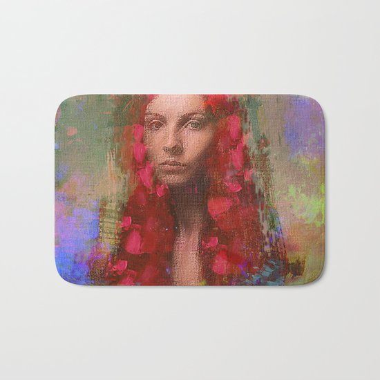 petals Lady Bath Mat
