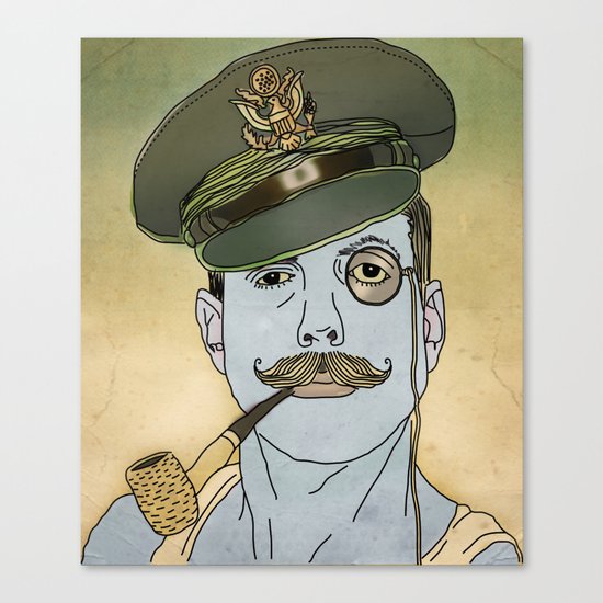 smokin pipe Canvas Print