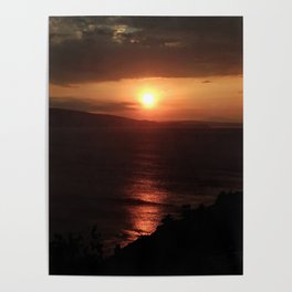 Croatian sunset Poster