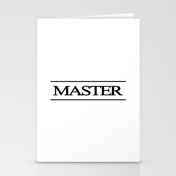 Master Stationery Cards