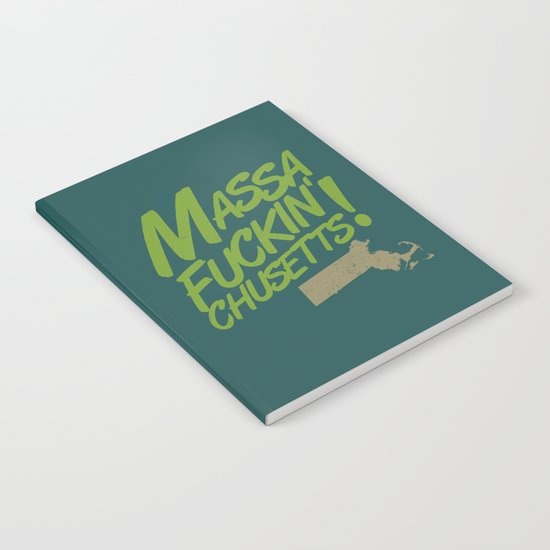 Massa-Fuckin'-Chusetts! (color) Notebook