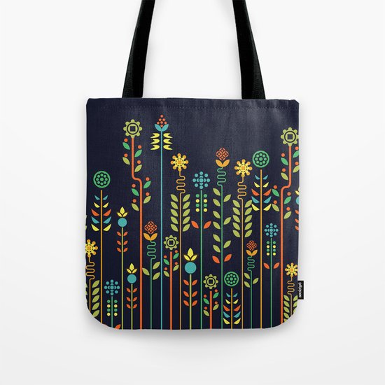 Overgrown flowers Tote Bag