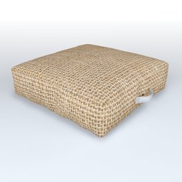 Burlap Fabric Outdoor Floor Cushion