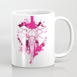 Elephant - Pink Chaos Coffee Mug