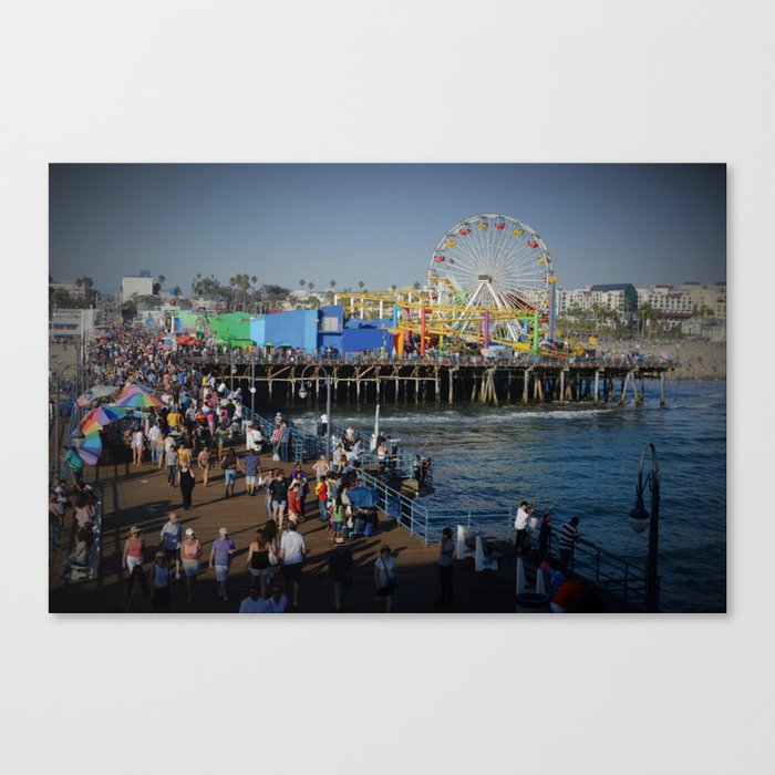 Santa Monica Pier Canvas Print
