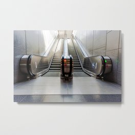 escalator Metal Print | Architecture, Photo 