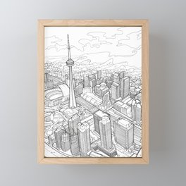 Toronto 2/3 Framed Mini Art Print