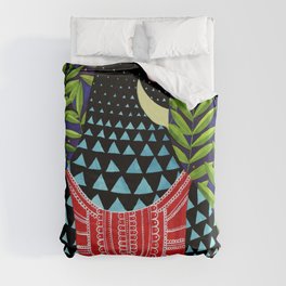 The quail prince has arrived Duvet Cover