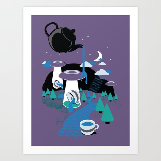 Late To The Party Art Print