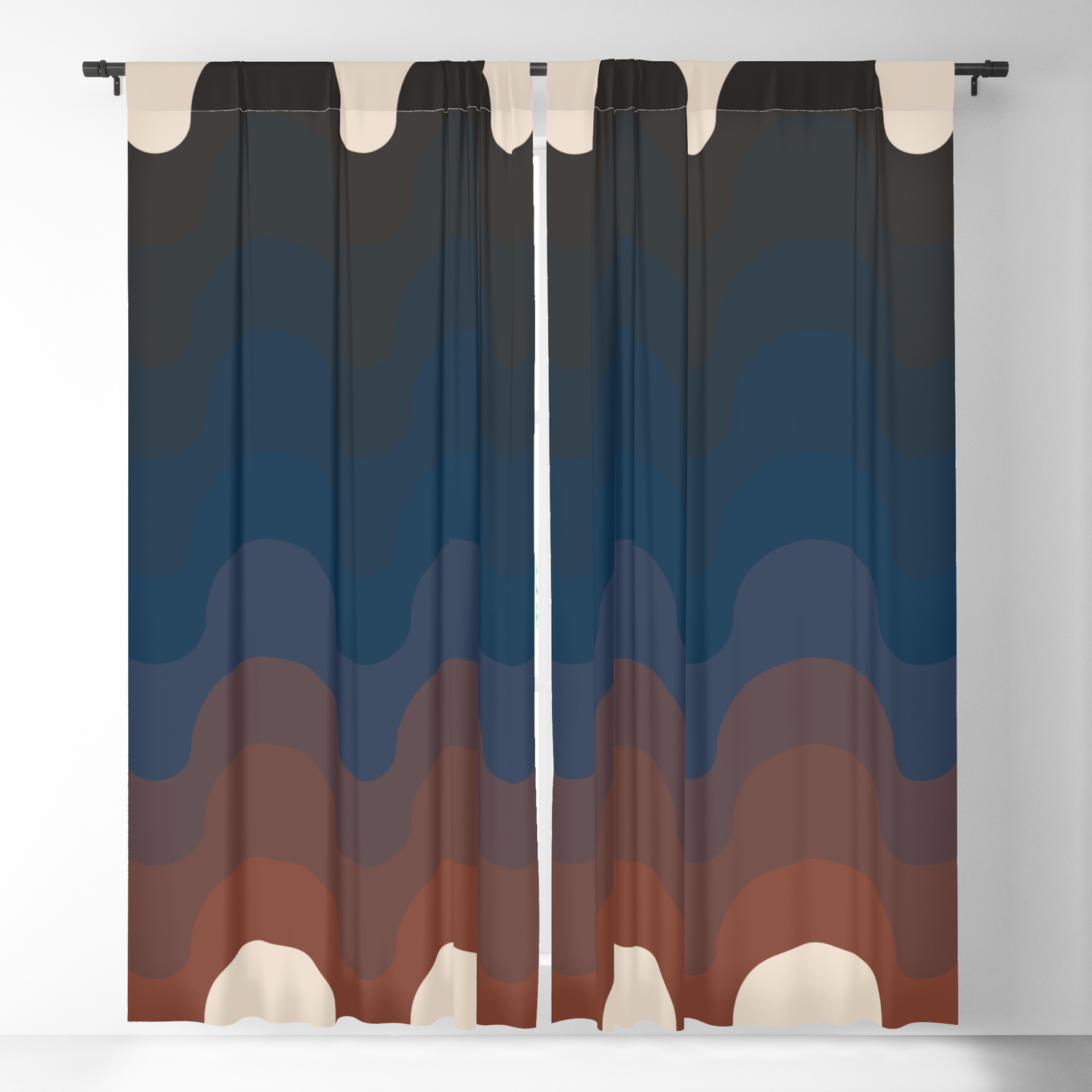 Julio Dusk Blackout Curtain By Circa78designs Society6