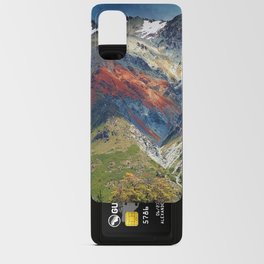 Argentina Photography - The Argentine Alpine Forest Under The Blue Sky Android Card Case
