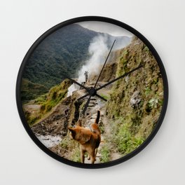Rice terraces, Philippines Wall Clock