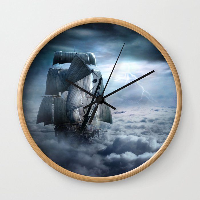 A Sea of Clouds Wall Clock