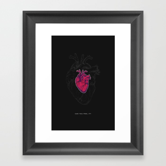 This is your heart Framed Art Print