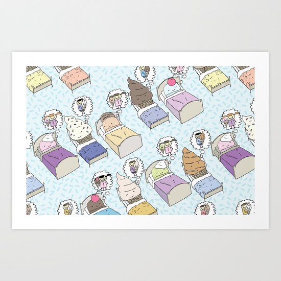 Ice Cream Dream Art Print
