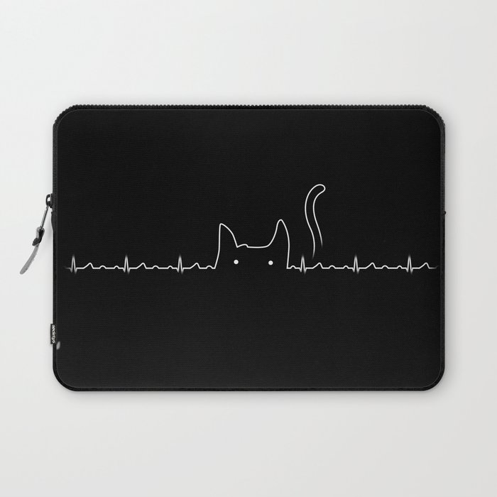 There is a cat in my heart Laptop Sleeve