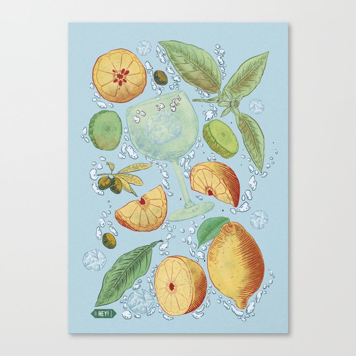 Gin and tonic Canvas Print
