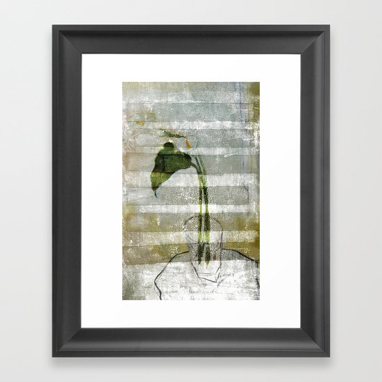 the arum Framed Art Print