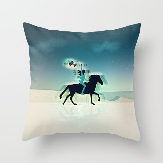 Joy Of Being Free Throw Pillow
