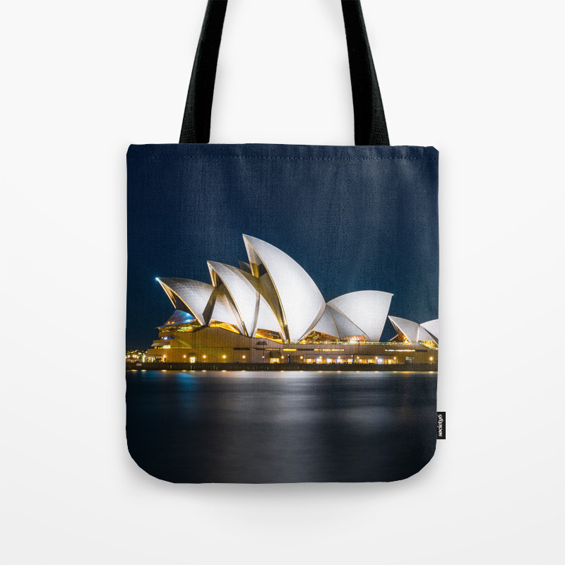Sydney Opera House Jorn Utzon Architect Australia Tote Bag By Urbanmaps Society6