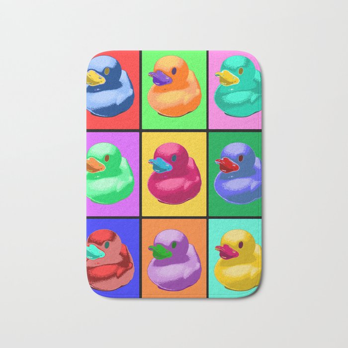 Pop Art Ducky Bath Mat
