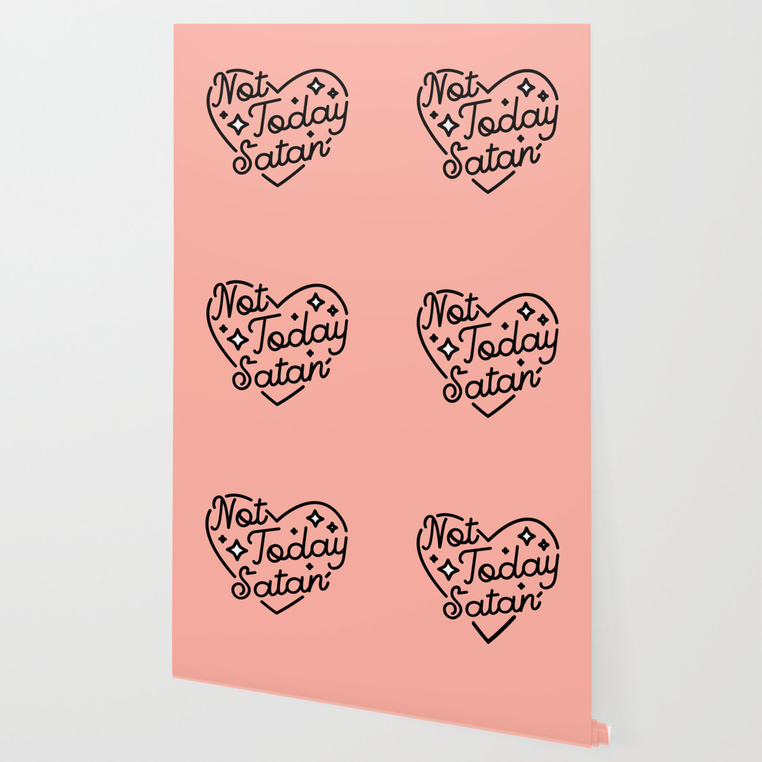 Not Today Satan I Wallpaper By Sarahbrust Society6