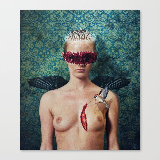 stitching wounds Canvas Print