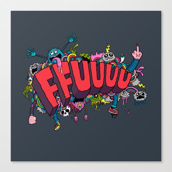 FFUUUU #2 Canvas Print