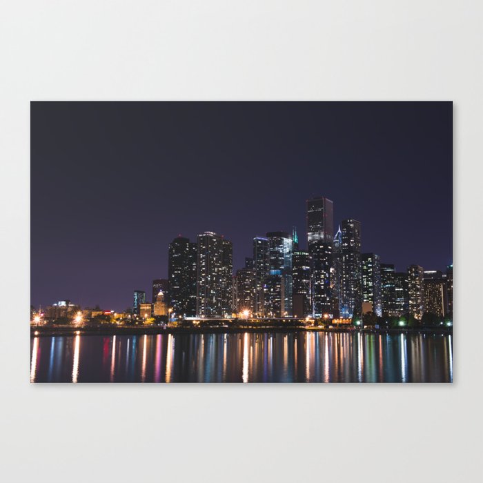 Lights on the Water Canvas Print