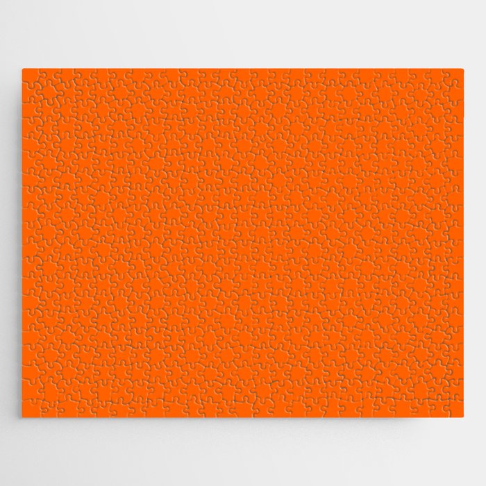 Vivid Orange Jigsaw Puzzle