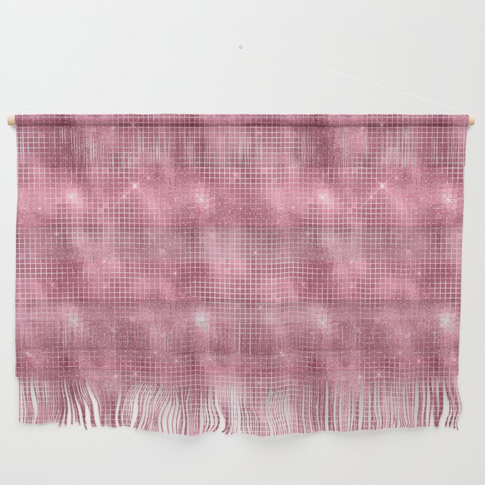 Luxury Pink Sparkle Pattern Wall Hanging