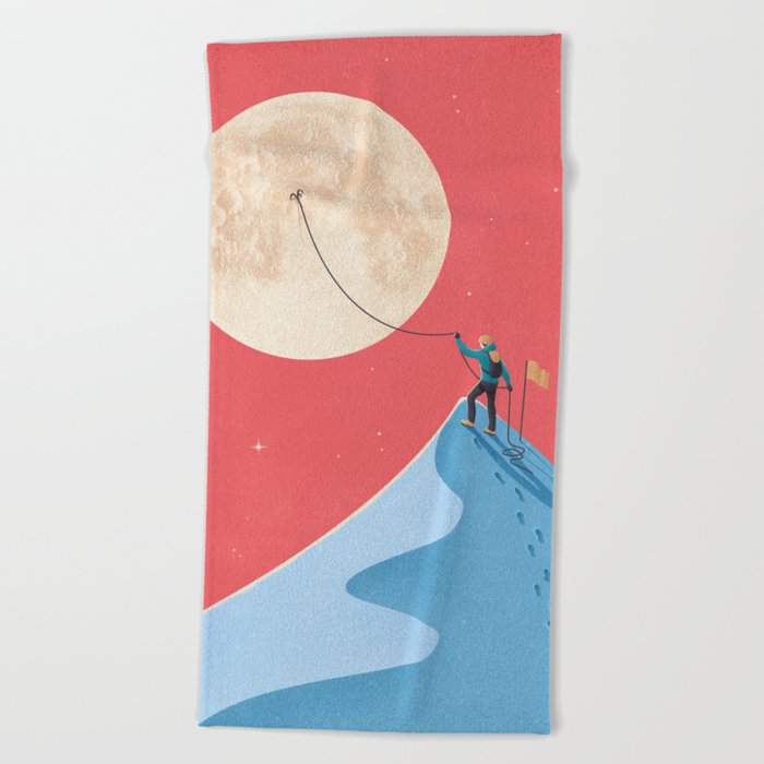 Moon Beach Towel