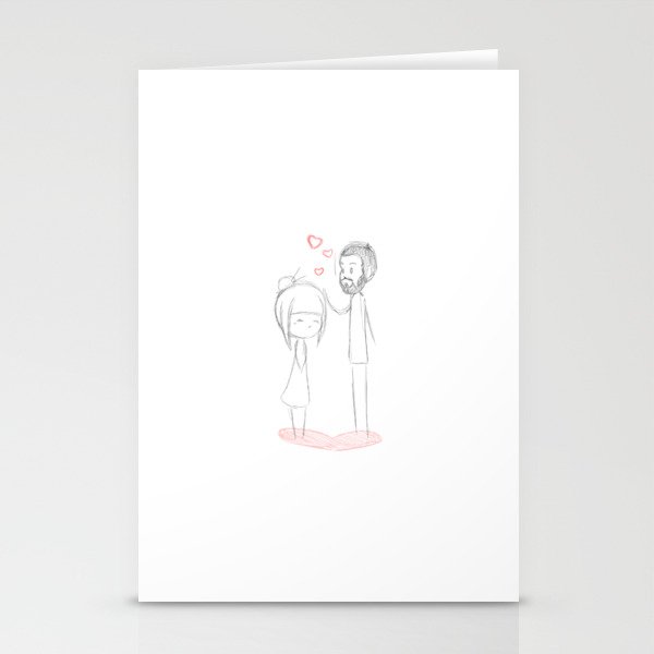 love, me and you Stationery Cards