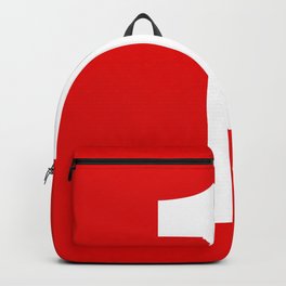 Number 1 (White & Red) Backpack