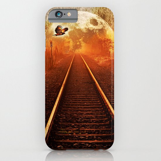 Railway to the moon iPhone & iPod Case