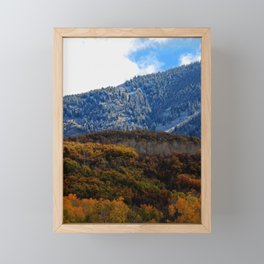 Crested Butte Aspens in Fall Framed Mini Art Print