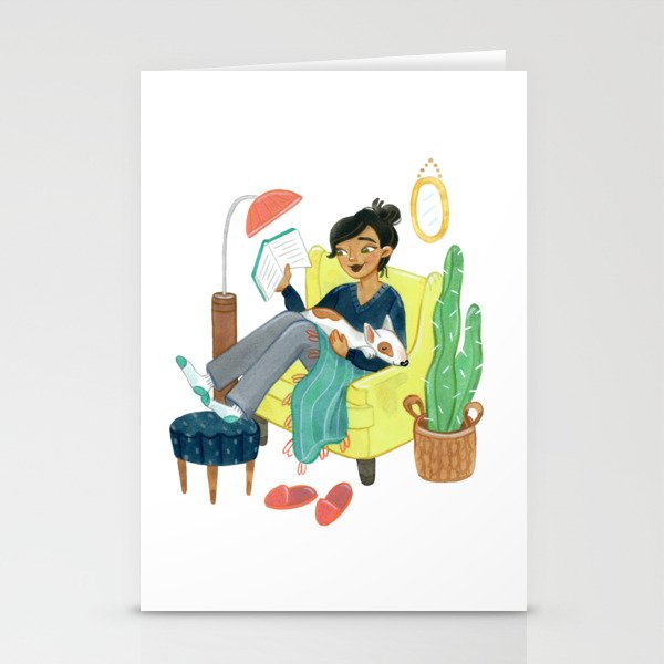 Reading Nook Stationery Cards
