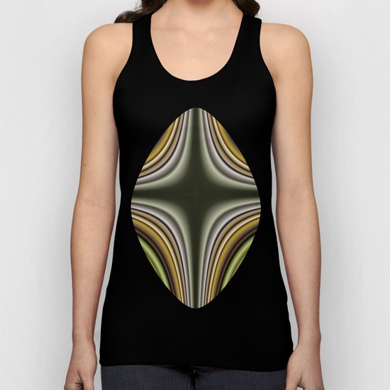 Fractal Cross in CMR 01 Unisex Tank Top