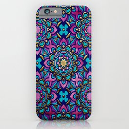 Mosaic in Purple & Gold iPhone Case
