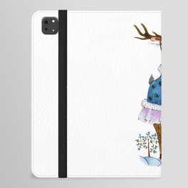 Fashion Christmas Deer 7 iPad Folio Case
